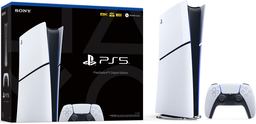 Sony - PlayStation 5 Slim Console Digital Edition - White_0