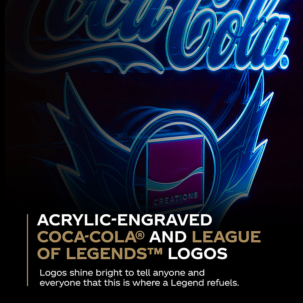 Cooluli - Coca-Cola League of Legends Ultimate 1.7 CU. FT. Mini Fridge - Limited Edition - Black_1