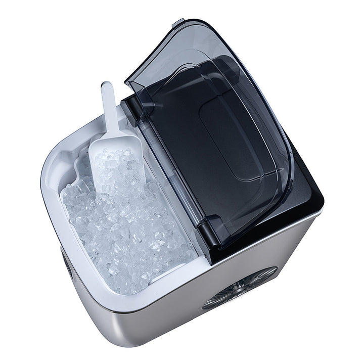 NewAir - 26 lbs. Countertop Nugget Ice Maker - Stainless Steel_12