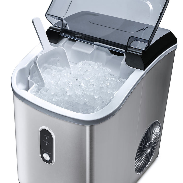 NewAir - 26 lbs. Countertop Nugget Ice Maker - Stainless Steel_6