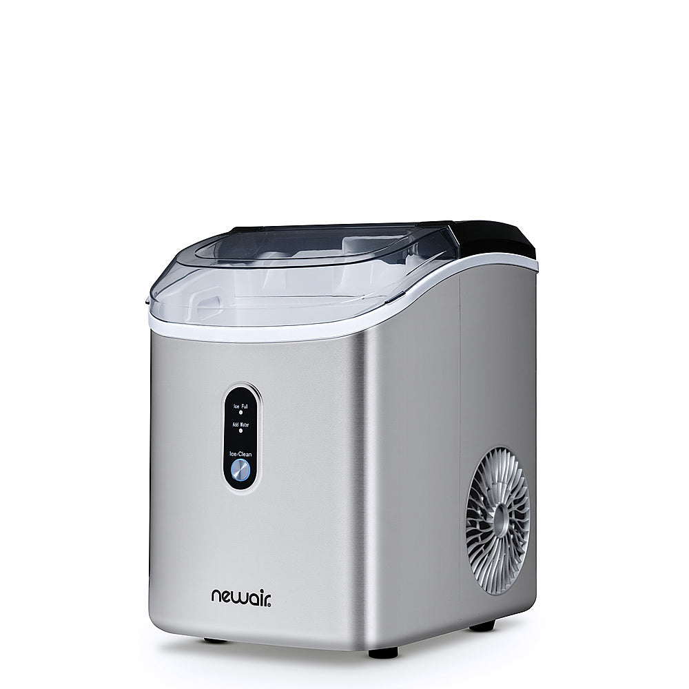 NewAir - 26 lbs. Countertop Nugget Ice Maker - Stainless Steel_1