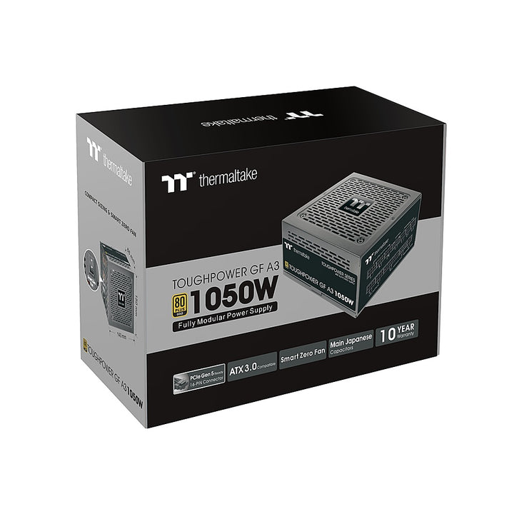 Thermaltake - Toughpower GF A3 1050W 80+ Gold PCIe Gen 5 ATX 3.0 Fully Modular Power Supply - Black_2