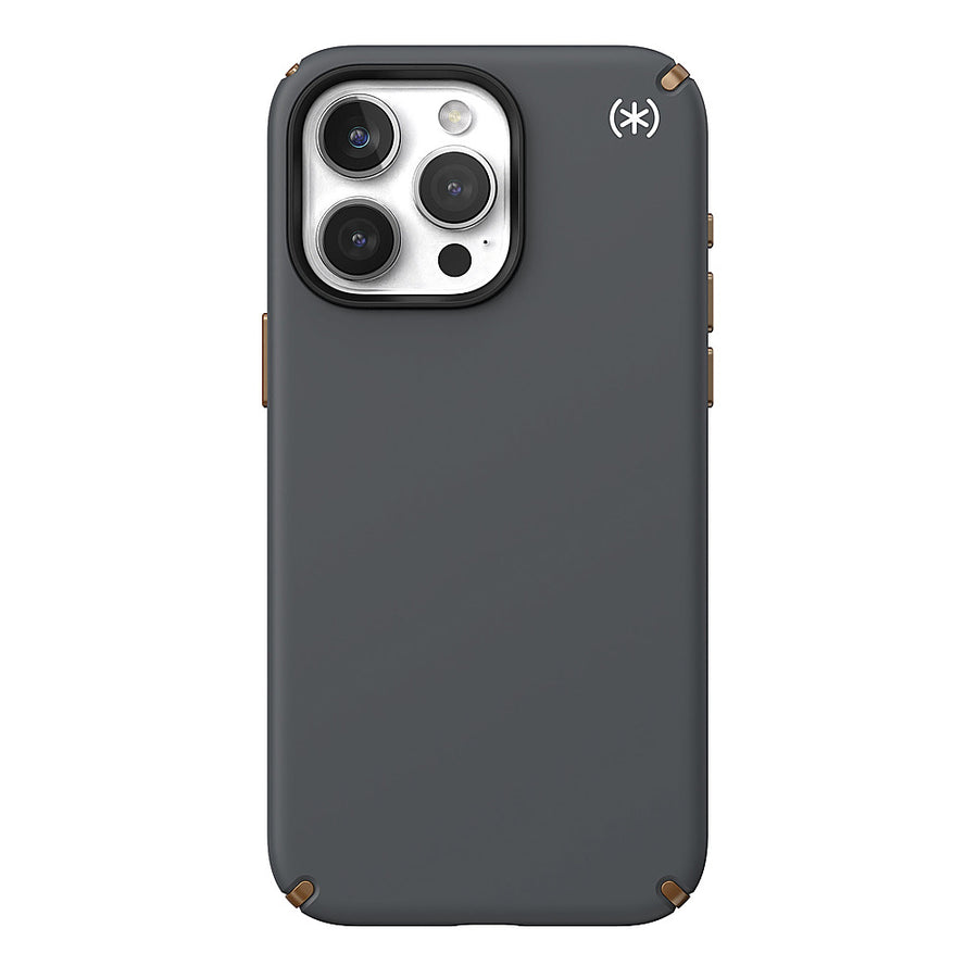 Speck - Presidio2 Pro Case with MagSafe for Apple iPhone 15 Pro Max - Charcoal Gray_0