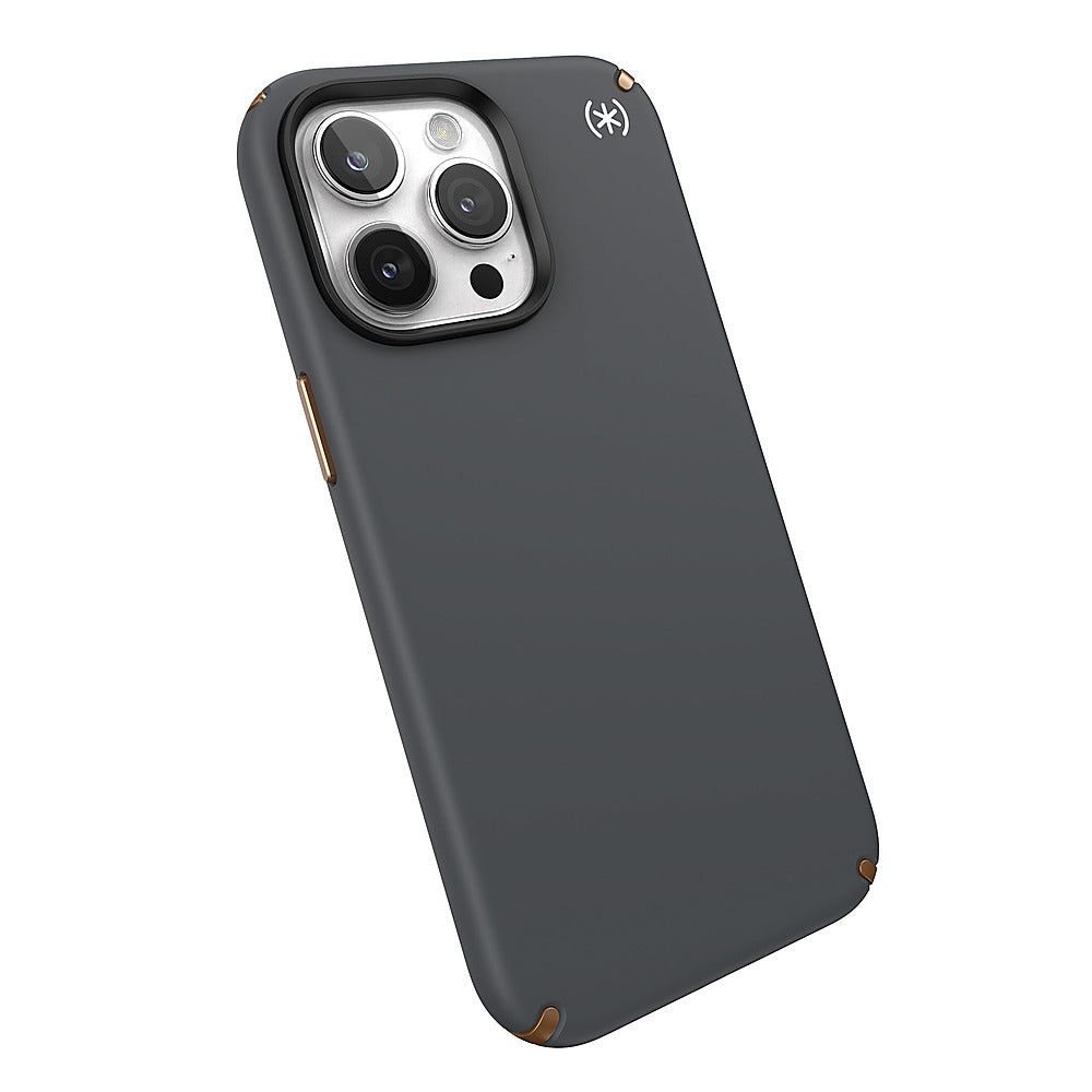 Speck - Presidio2 Pro Case with MagSafe for Apple iPhone 15 Pro Max - Charcoal Gray_4