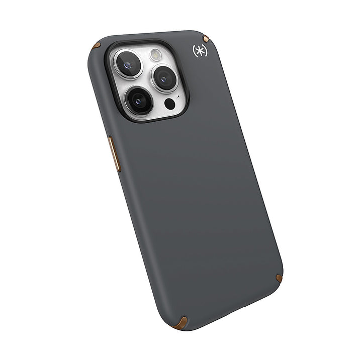Speck - Presidio2 Pro Case with MagSafe for Apple iPhone 15 Pro - Charcoal Gray_4