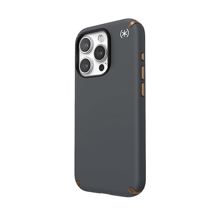 Speck - Presidio2 Pro Case with MagSafe for Apple iPhone 15 Pro - Charcoal Gray_2