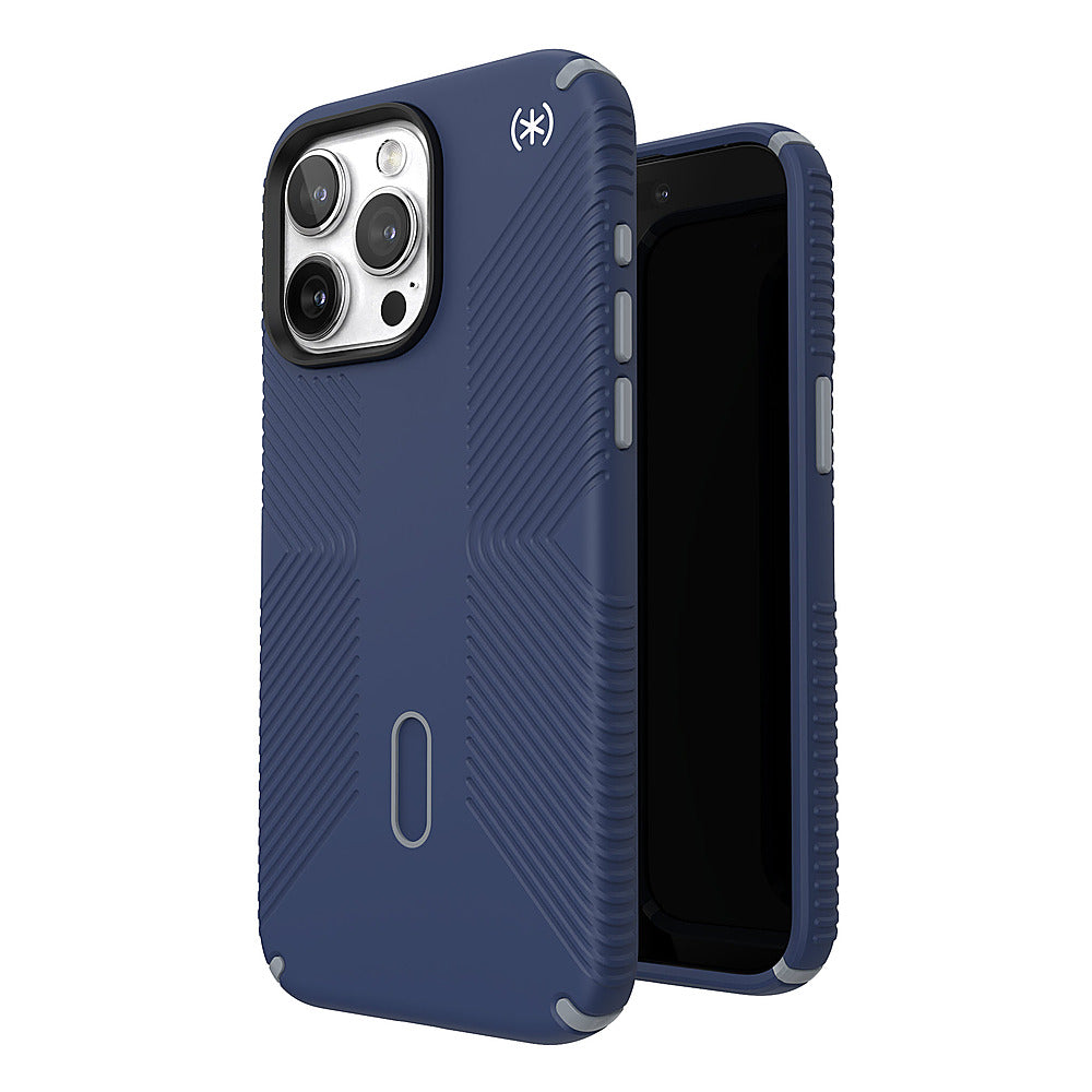 Speck - Presidio2 Grip ClickLock Case with MagSafe for Apple iPhone 15 Pro Max - Coastal Blue_5