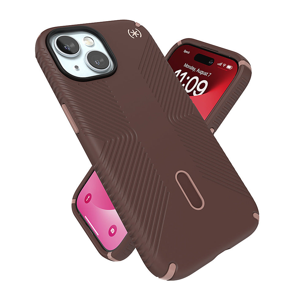 Speck - Presidio2 Grip ClickLock Case with MagSafe for Apple iPhone 15/14/13 - New Planet_3