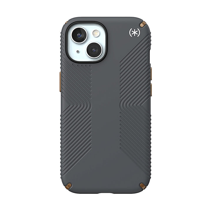 Speck - Presidio2 Grip Case for Apple iPhone 15/14/13 - Charcoal Gray_0