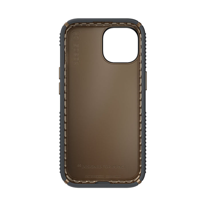 Speck - Presidio2 Grip Case for Apple iPhone 15/14/13 - Charcoal Gray_6