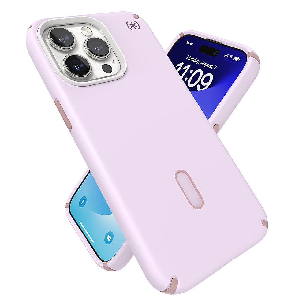 Speck - Presidio2 Pro ClickLock Case with MagSafe for Apple iPhone 15 Pro Max - Soft Lilac_4