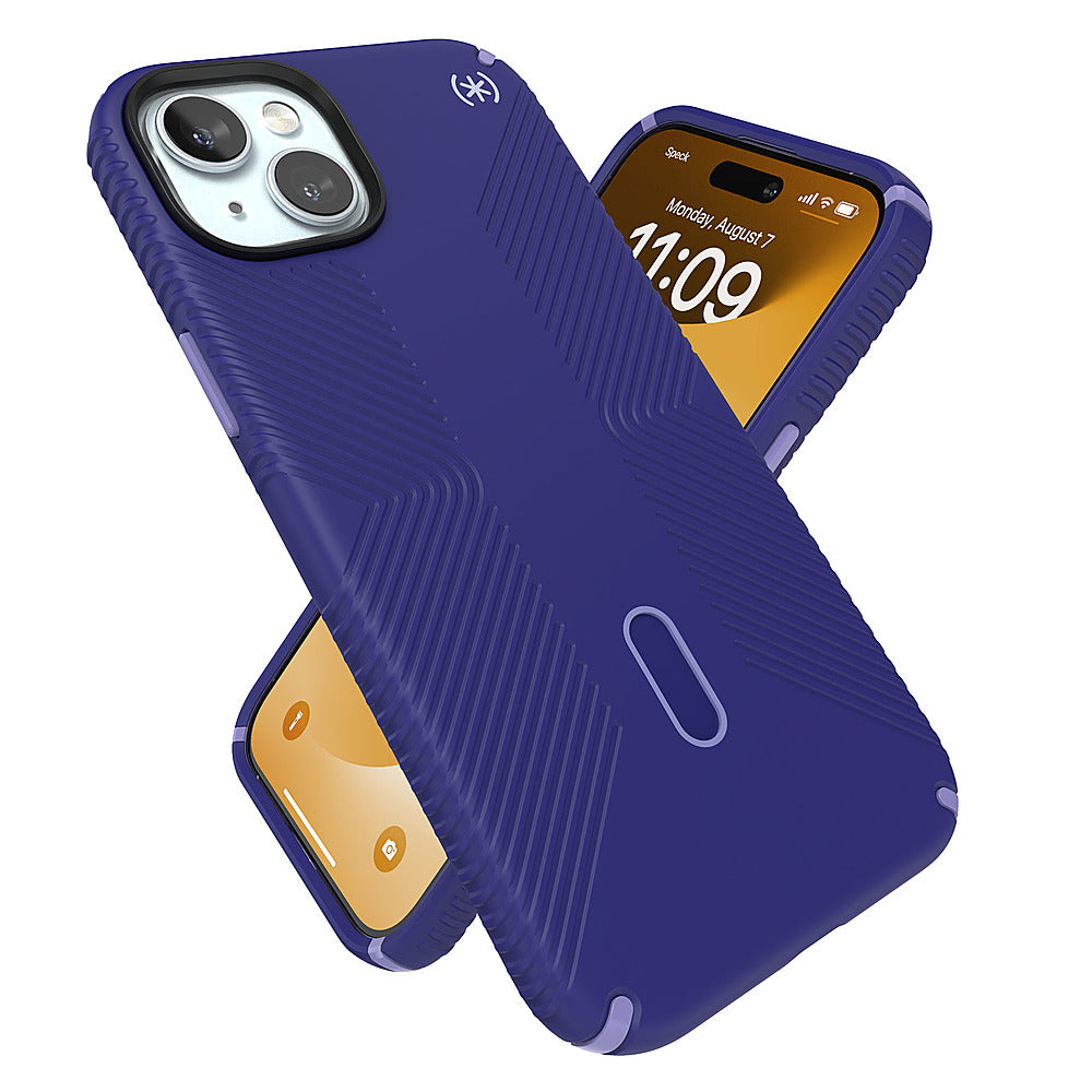 Speck - Presidio2 Grip ClickLock Case with MagSafe for Apple iPhone 15 Plus/14 Plus - Future Blue_3