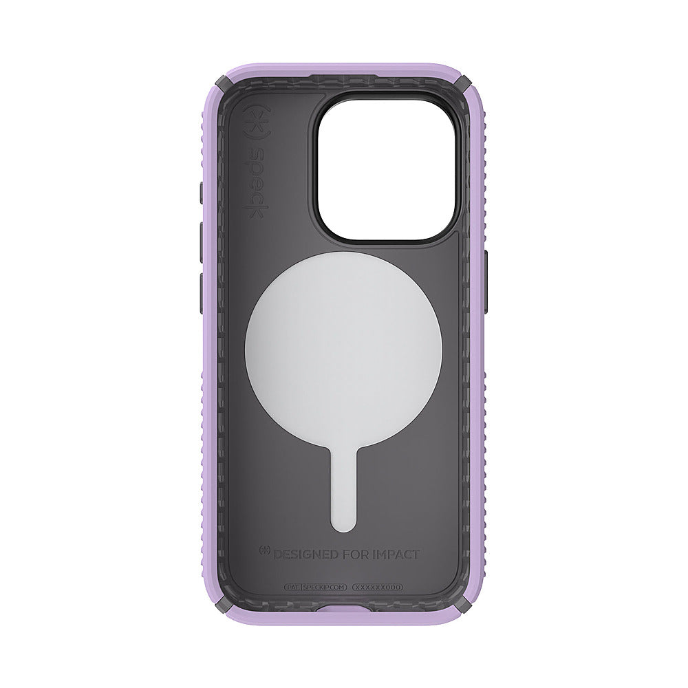 Speck - Presidio2 Grip Case with MagSafe for Apple iPhone 15 Pro - Spring Purple_6