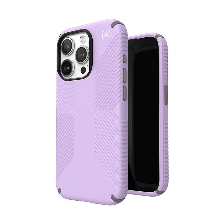 Speck - Presidio2 Grip Case with MagSafe for Apple iPhone 15 Pro - Spring Purple_5