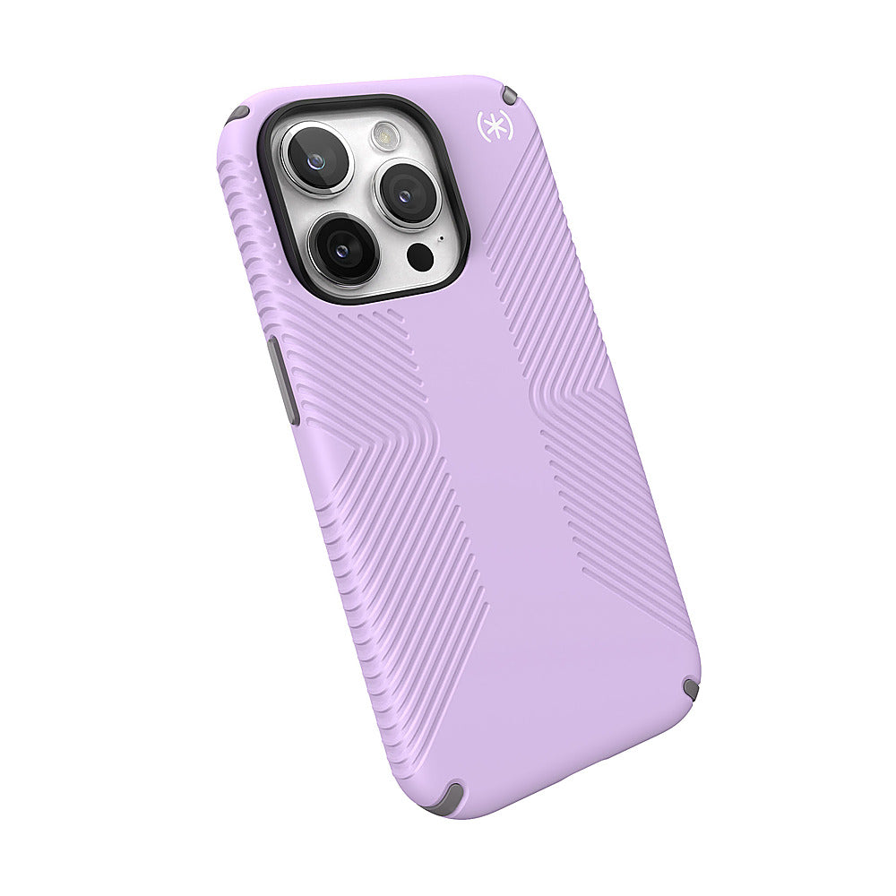 Speck - Presidio2 Grip Case with MagSafe for Apple iPhone 15 Pro - Spring Purple_3