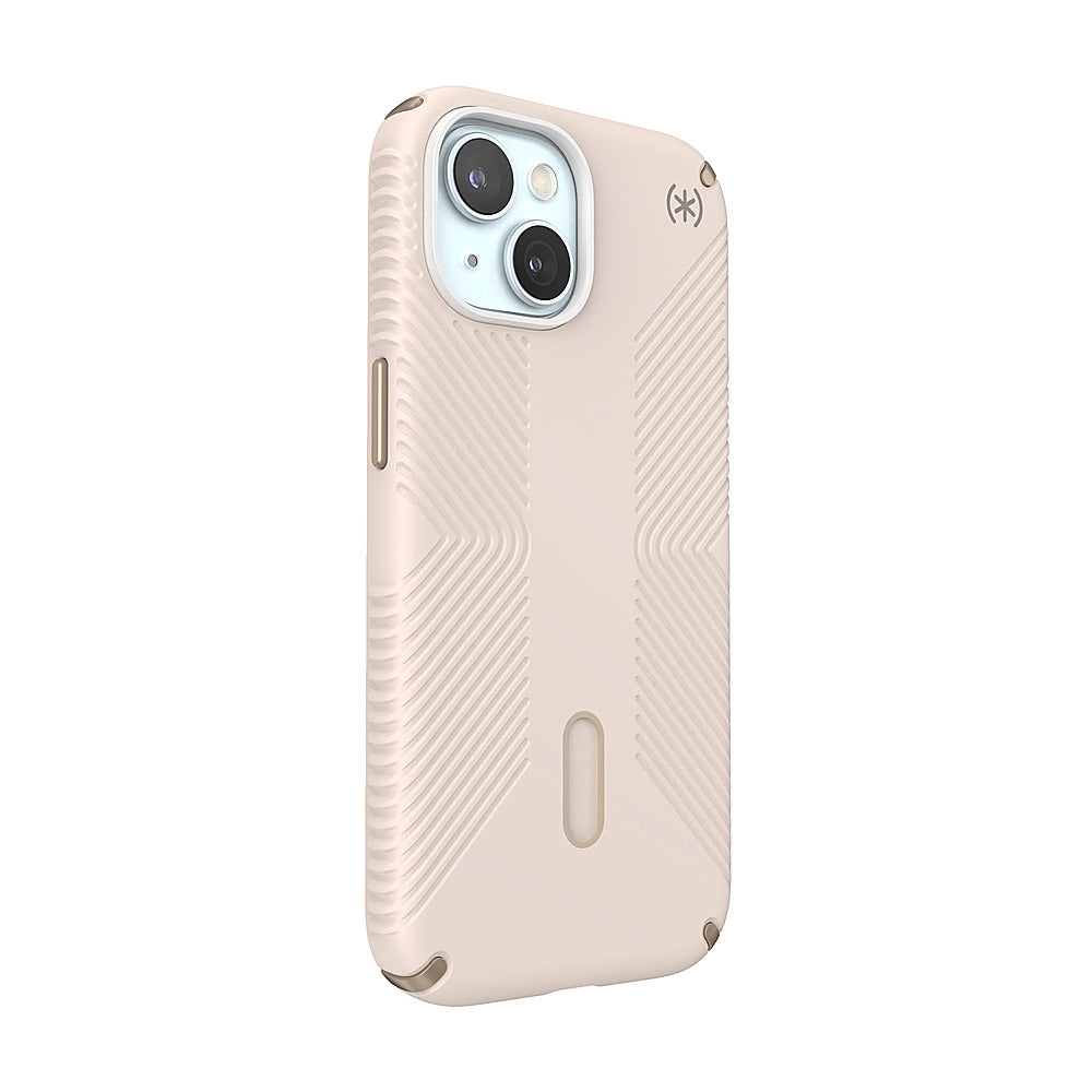 Speck - Presidio2 Grip ClickLock Case with MagSafe for Apple iPhone 15/14/13 - Bleached Bone_1