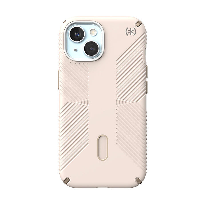 Speck - Presidio2 Grip ClickLock Case with MagSafe for Apple iPhone 15/14/13 - Bleached Bone_0