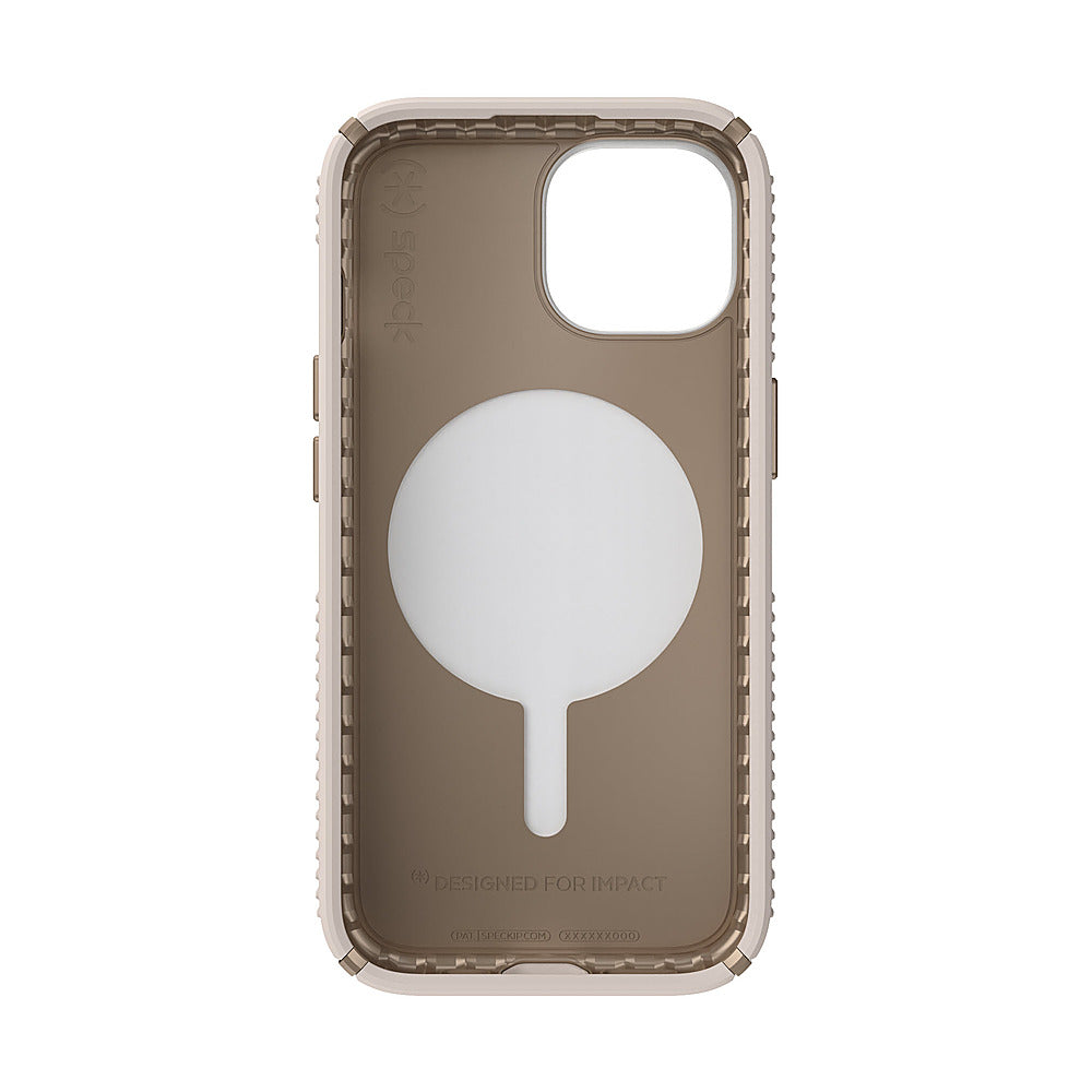 Speck - Presidio2 Grip ClickLock Case with MagSafe for Apple iPhone 15/14/13 - Bleached Bone_6