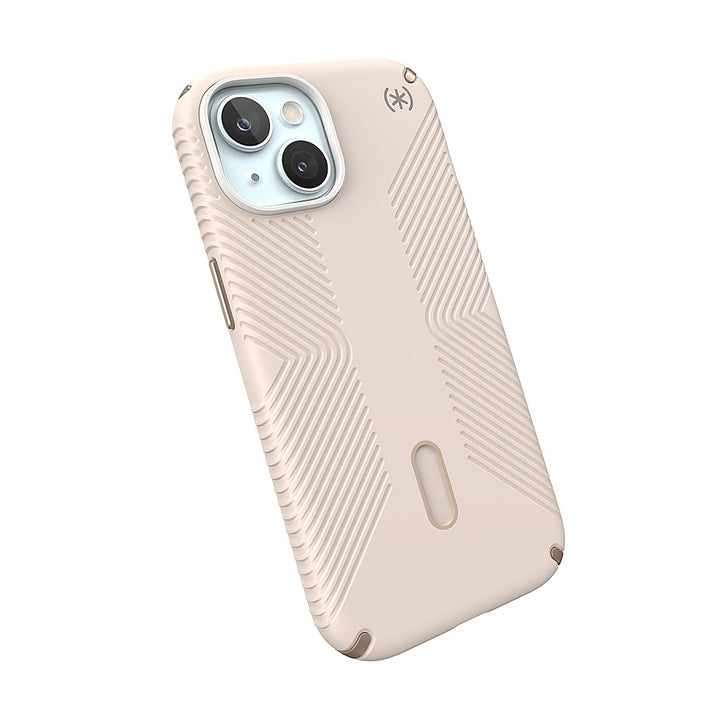 Speck - Presidio2 Grip ClickLock Case with MagSafe for Apple iPhone 15/14/13 - Bleached Bone_4