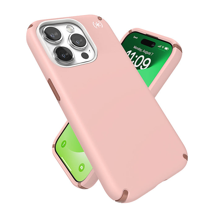 Speck - Presidio2 Pro Case with MagSafe for Apple iPhone 15 Pro - Dahlia Pink_4