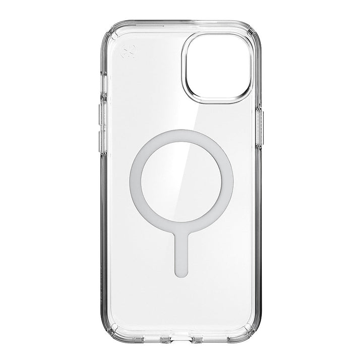 Speck - Presidio Perfect-Clear Case with MagSafe for Apple iPhone 15 Plus/14 Plus - Clear/Chrome_6