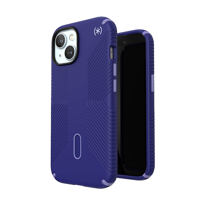 Speck - Presidio2 Grip ClickLock Case with MagSafe for Apple iPhone 15/14/13 - Future Blue_5