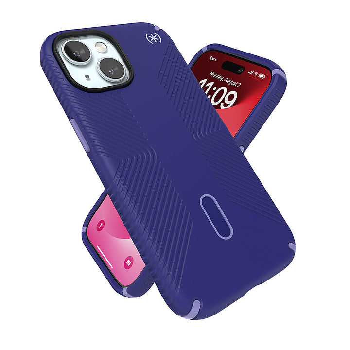 Speck - Presidio2 Grip ClickLock Case with MagSafe for Apple iPhone 15/14/13 - Future Blue_4