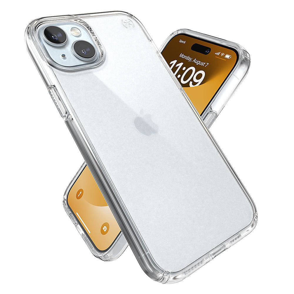 Speck - Presidio Perfect-Clear Case for Apple iPhone 15 Plus/14 Plus - Clear_4