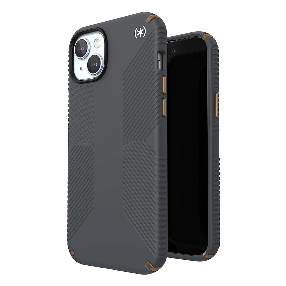 Speck - Presidio2 Grip Case for Apple iPhone 15 Plus/14 Plus - Charcoal Gray_5