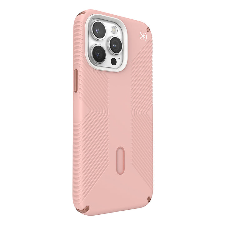 Speck - Presidio2 Grip ClickLock Case with MagSafe for Apple iPhone 15 Pro Max - Dahlia Pink_1