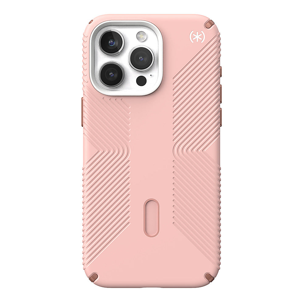 Speck - Presidio2 Grip ClickLock Case with MagSafe for Apple iPhone 15 Pro Max - Dahlia Pink_0