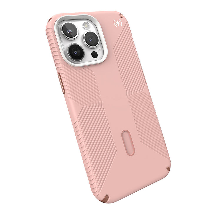 Speck - Presidio2 Grip ClickLock Case with MagSafe for Apple iPhone 15 Pro Max - Dahlia Pink_4