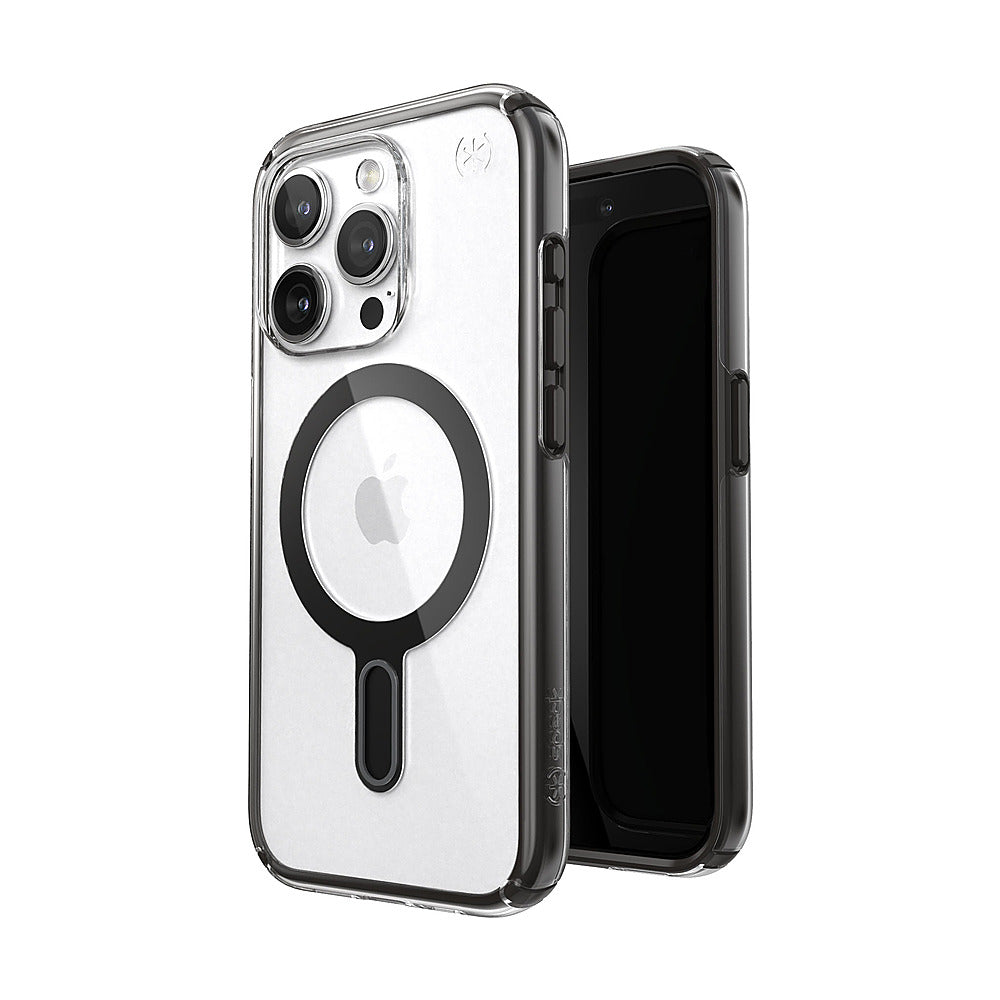 Speck - Presidio Perfect-Clear ClickLock Case with MagSafe for Apple iPhone 15 Pro - Clear/Black_5