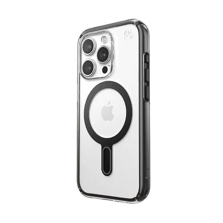 Speck - Presidio Perfect-Clear ClickLock Case with MagSafe for Apple iPhone 15 Pro - Clear/Black_2