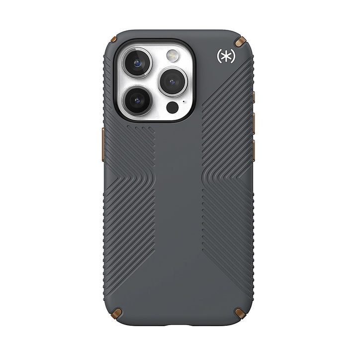 Speck - Presidio2 Grip Case for Apple iPhone 15 Pro - Charcoal Gray_0