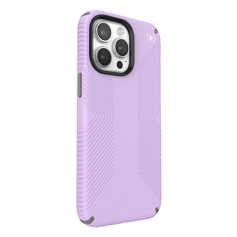 Speck - Presidio2 Grip Case with MagSafe for Apple iPhone 15 Pro Max - Spring Purple_1