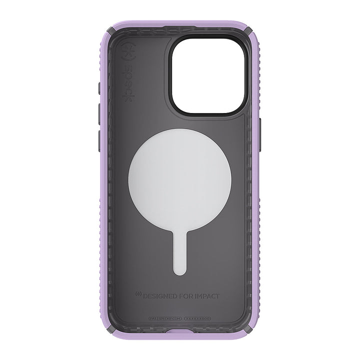 Speck - Presidio2 Grip Case with MagSafe for Apple iPhone 15 Pro Max - Spring Purple_6