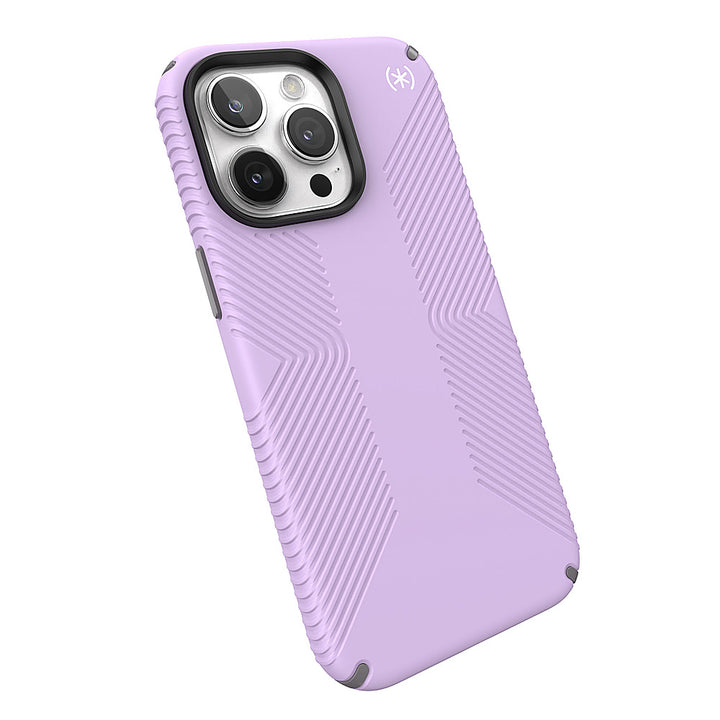 Speck - Presidio2 Grip Case with MagSafe for Apple iPhone 15 Pro Max - Spring Purple_4