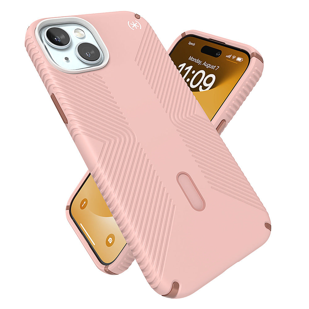 Speck - Presidio2 Grip ClickLock Case with MagSafe for Apple iPhone 15 Plus/14 Plus - Dahlia Pink_4