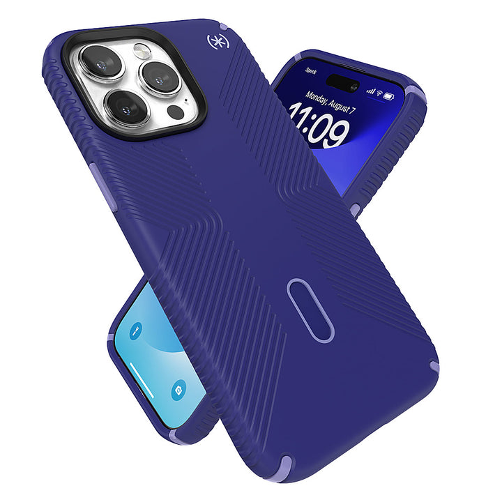 Speck - Presidio2 Grip ClickLock Case with MagSafe for Apple iPhone 15 Pro Max - Future Blue_3
