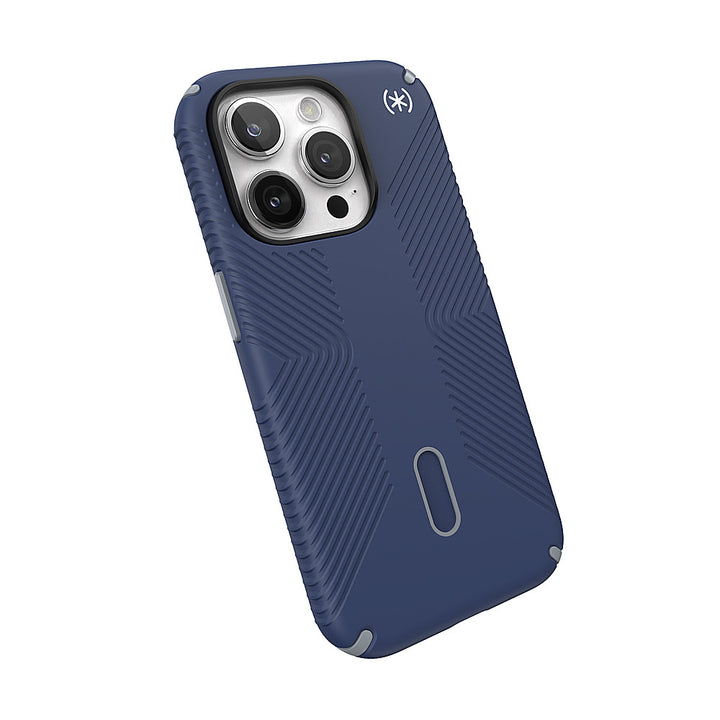 Speck - Presidio2 Grip ClickLock Case with MagSafe for Apple iPhone 15 Pro - Coastal Blue_4
