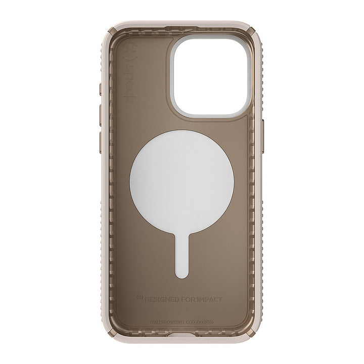 Speck - Presidio2 Grip ClickLock Case with MagSafe for Apple iPhone 15 Pro Max - Bleached Bone_6