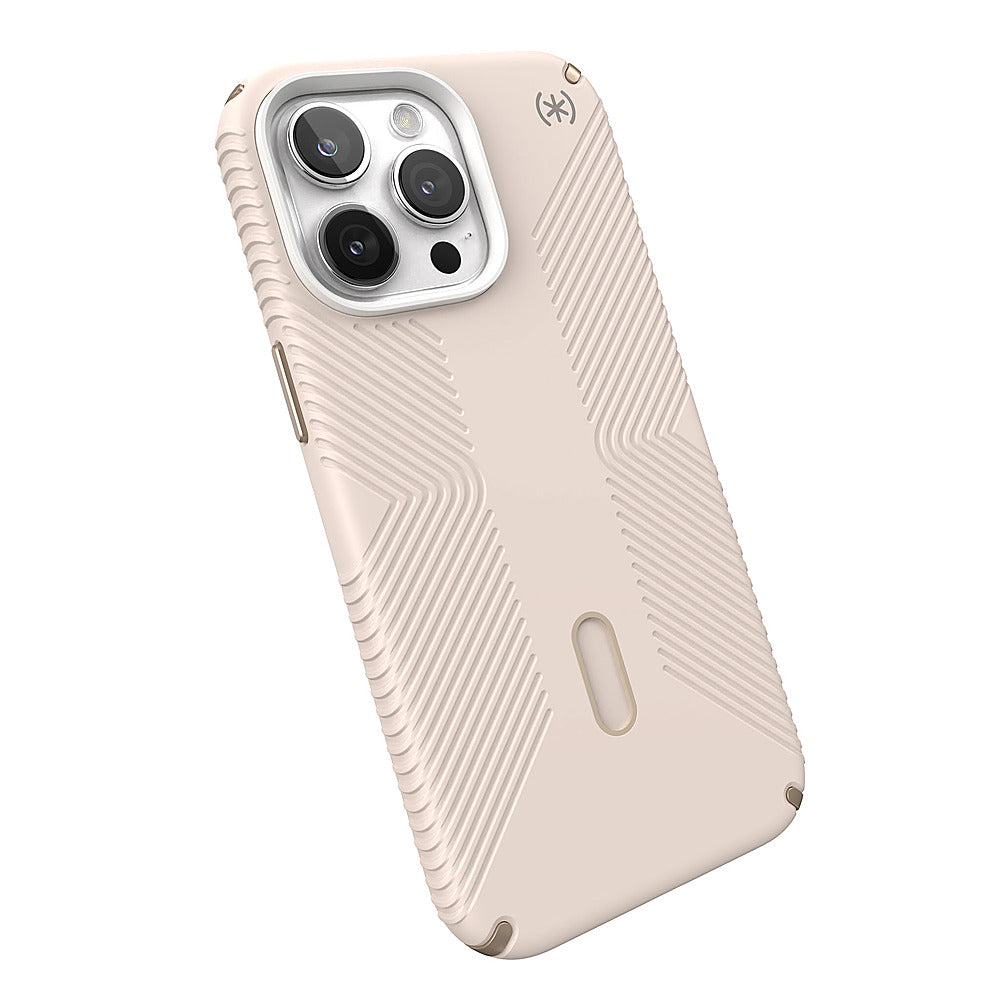 Speck - Presidio2 Grip ClickLock Case with MagSafe for Apple iPhone 15 Pro Max - Bleached Bone_3