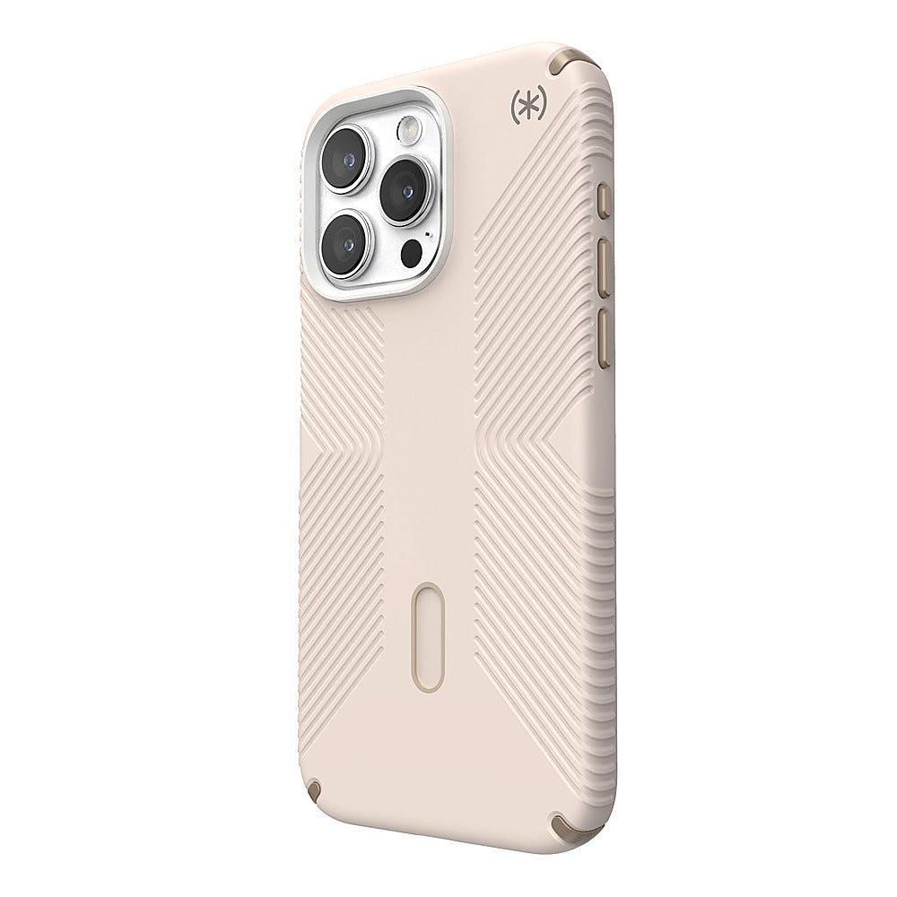 Speck - Presidio2 Grip ClickLock Case with MagSafe for Apple iPhone 15 Pro Max - Bleached Bone_2