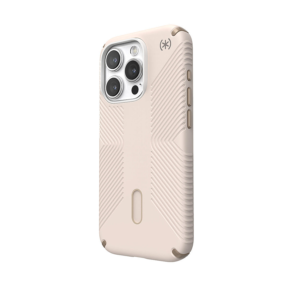 Speck - Presidio2 Grip ClickLock Case with MagSafe for Apple iPhone 15 Pro - Bleached Bone_2