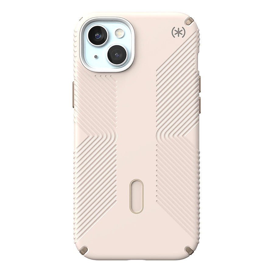 Speck - Presidio2 Grip ClickLock Case with MagSafe for Apple iPhone 15 Plus/14 Plus - Bleached Bone_0