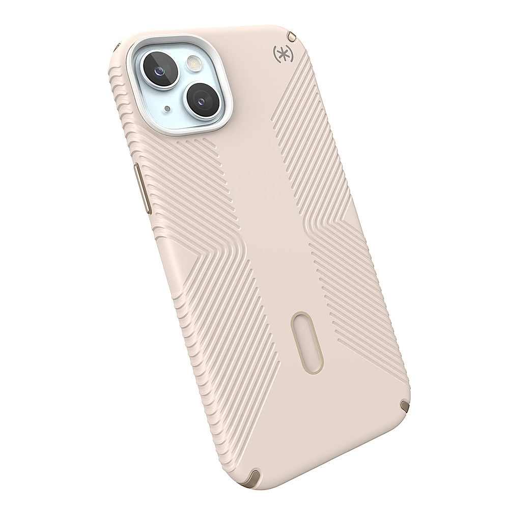 Speck - Presidio2 Grip ClickLock Case with MagSafe for Apple iPhone 15 Plus/14 Plus - Bleached Bone_4