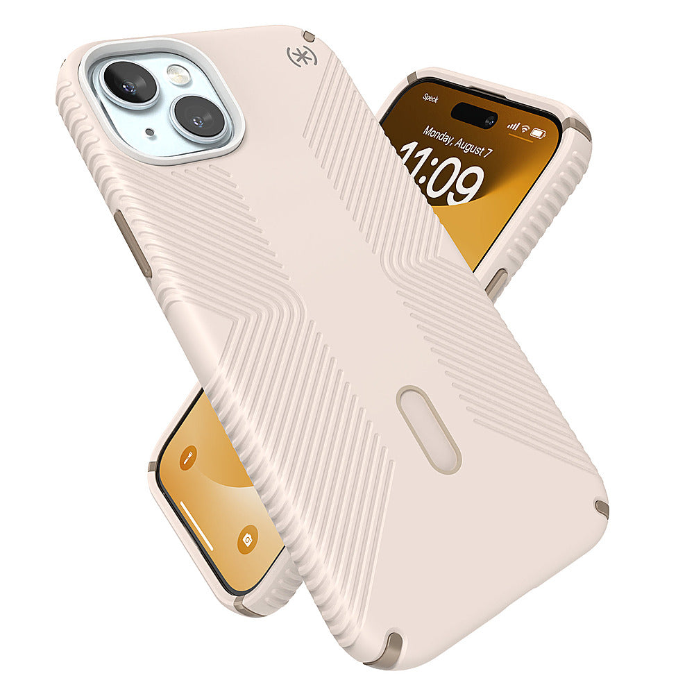 Speck - Presidio2 Grip ClickLock Case with MagSafe for Apple iPhone 15 Plus/14 Plus - Bleached Bone_3
