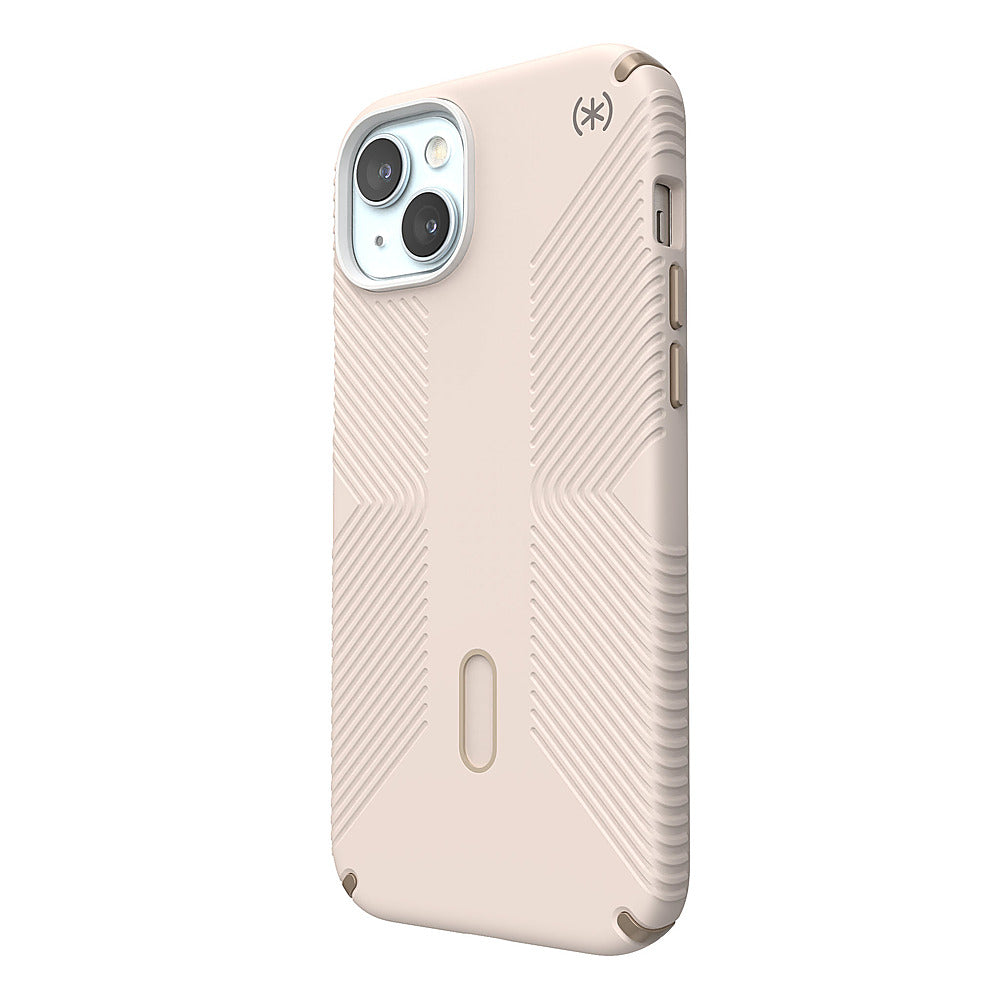Speck - Presidio2 Grip ClickLock Case with MagSafe for Apple iPhone 15 Plus/14 Plus - Bleached Bone_2