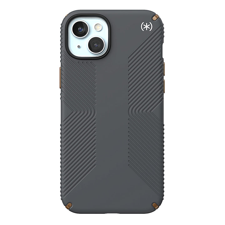 Speck - Presidio2 Grip Case with MagSafe for Apple iPhone 15 Plus/14 Plus - Charcoal Gray_0